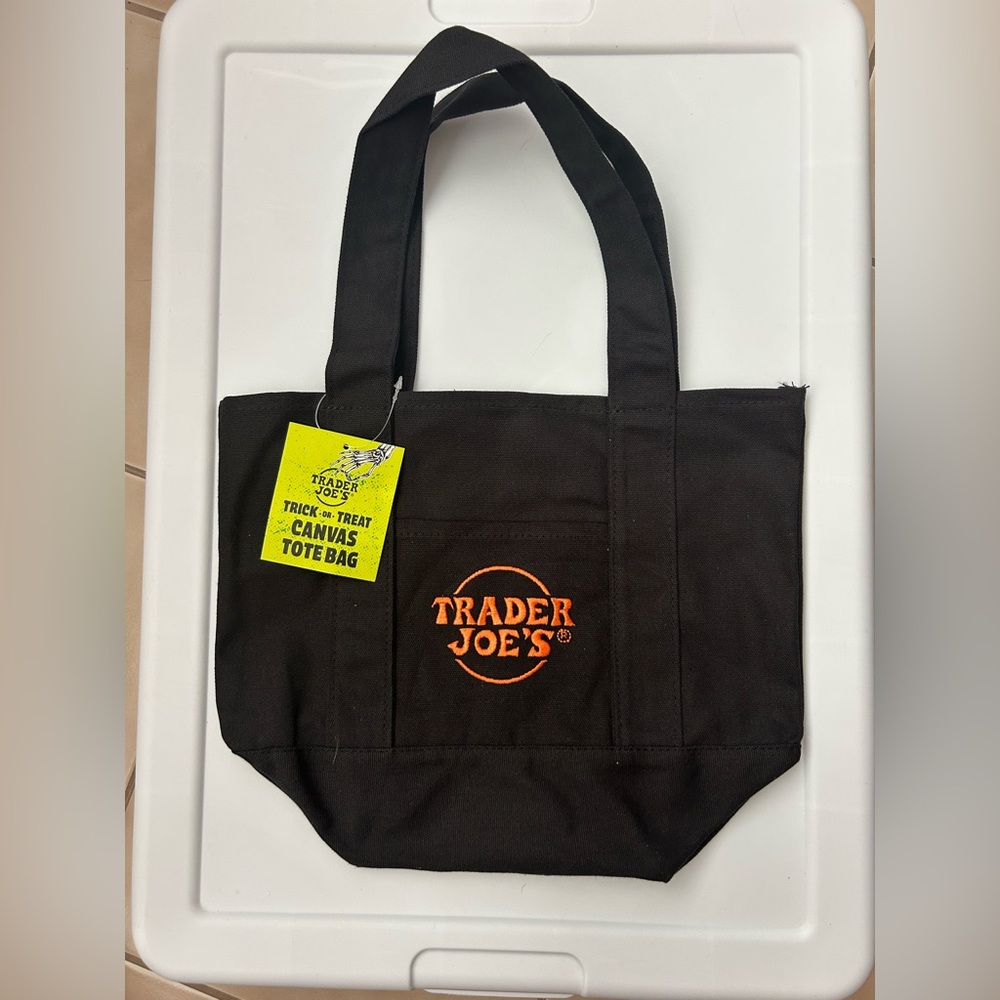 NWT Trader Joe’s Halloween Mini Canvas Tote